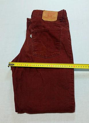 Талія 86 см  vintage  levis 517 517-1583 w 32 l30  штани вельветові