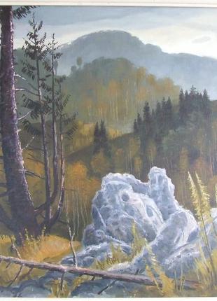 Нар.худ. укр.скандій в.х.м раз.70х80см.1990г. закарпатська школа