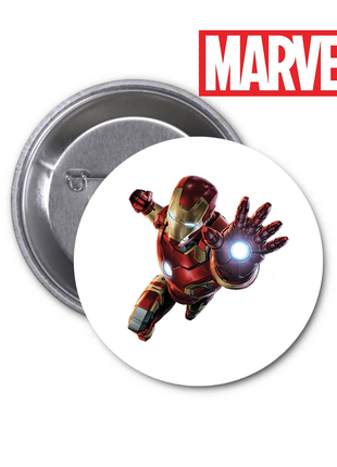 Значок marvel iron man марвел залізна людина