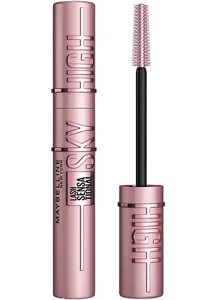 Тушь для ресниц maybelline new york lash sensational sky high черная