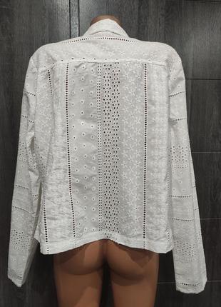 Шикарний жакет болеро з прошви, піджак без ґудзиків, кардиган розмір 54-565 фото