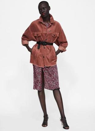 Вельветовая куртка zara жакет