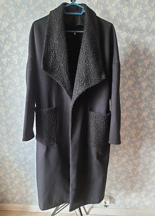 Шикарне пальто великий розмір осінь/весна