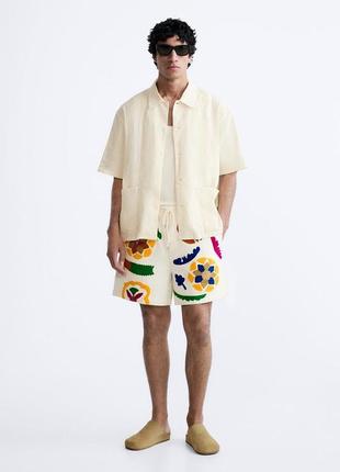 Шорты с вышивкой — limited edition.новая моделька