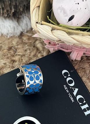Coach, серьги женские. оригинал, новые с бирками.