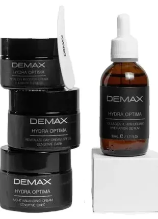 Hydro optima набір для сухої та чутливої шкіри з вираженим дефіцитом вологи demax