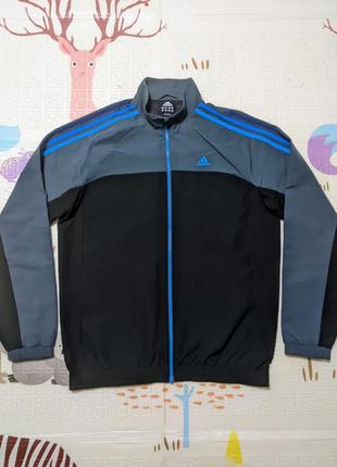 Adidas climalite jacket black sales