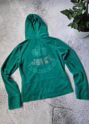 Велюровая винтажная кофта juicy couture made in usa