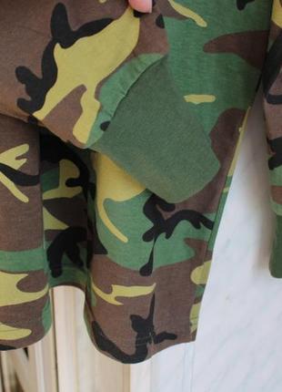 Камуфляжный лонгслив на крупного мужчину