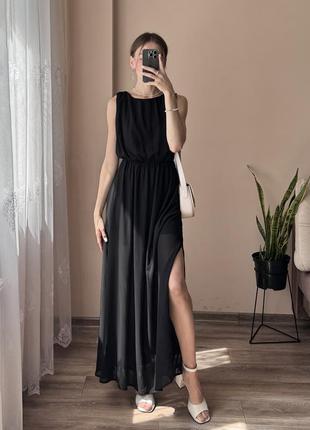 Невероятное платье с открытой спиной и разрезами bik bok