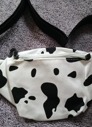 Сумка бананка жіноча тканева