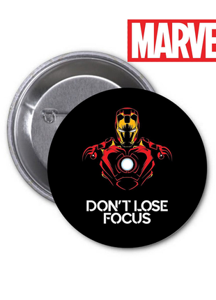 Значок marvel iron man марвел залізна людина