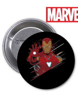 Значок marvel iron man марвел залізна людина