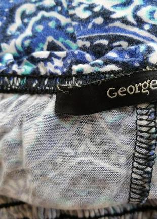 Стильное трикотажное платье/платье/сарафан с акцентом на открытые плечи george. англия.5 фото