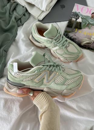 Женские кроссовки в стиле new balance 9060 mint.6 фото