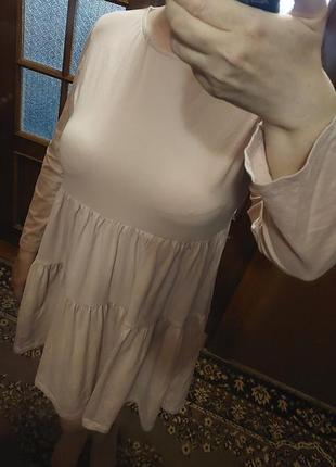 Женское платье на длинном рукаве фирмы boohoo, размер xl-xxl.1 фото