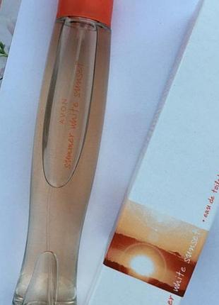 Туалетна вода avon summer white sunset, 50 мл