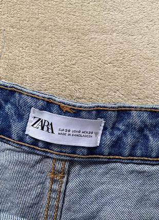 Шорты джинсовые zara женские8 фото