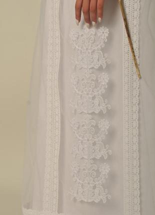 Вишита жіноча сукня "хмаринка"біла2 фото