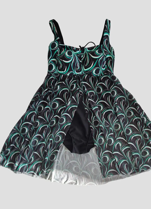 Суцільний купальник-сукня батал zfive 4 кольори 4017 мш2 фото