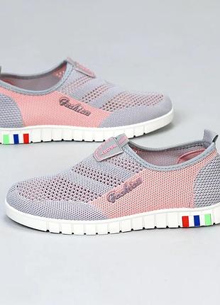 36-39р. мокасины кеды кроссовки текстиль