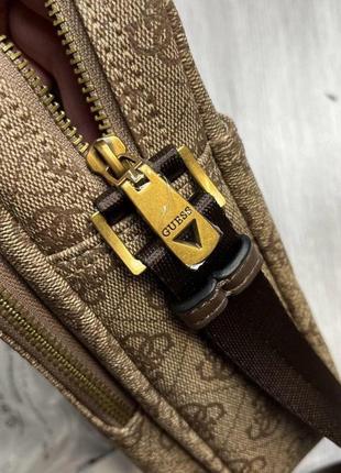 Чоловіча сумочка через плече guess vezzola smart оригінал міні крос боді5 фото