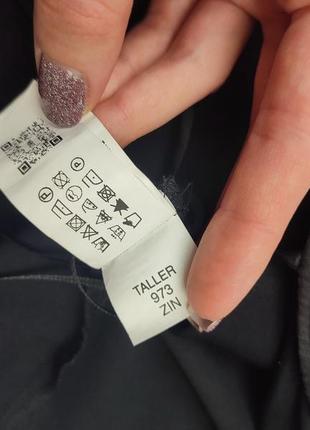 Корсетний топ zara, шовковий топ, чорний топік зара, чорний топ в білизняному стилі8 фото