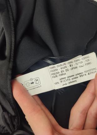 Корсетний топ zara, шовковий топ, чорний топік зара, чорний топ в білизняному стилі9 фото
