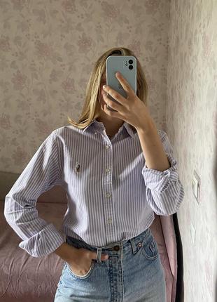 Рубашка в полоску polo ralph lauren