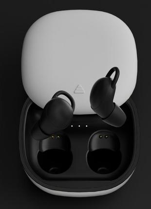 Наушники беспроводные уменьшенные tws pro 999 для сна и тренировок: до 24 ч, ipx5, сенсорные, 6мм, черные