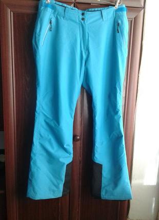 Бірюзові лижні штани гірськолижні штани ktec батал