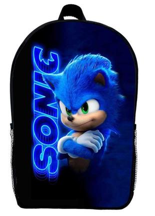 Рюкзак сонек дитячий (gear bag sonic mini 07) чорний, 29 х 21 х 9 см