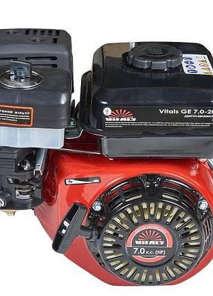 Бензиновий двигун vitals ge 7.0 20s одноциліндровий для генератора паливний двигун ve-33