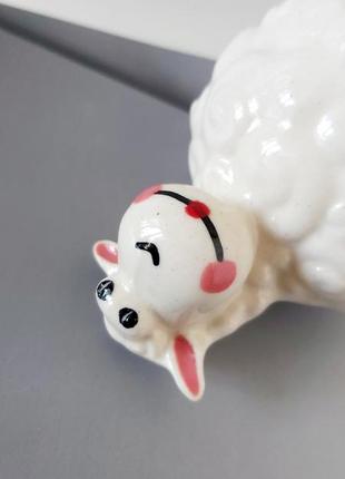 Статуэтка керамическая барашек