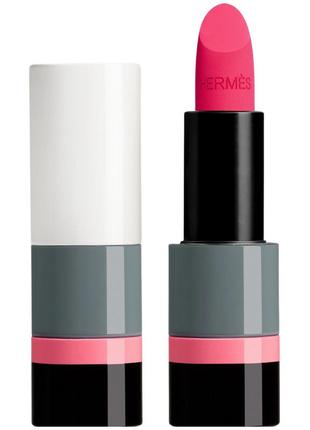 Матовая помада hermes rouge matte lipstick limited edition​​​​ 41 rose pop тестер​ 3.5 г