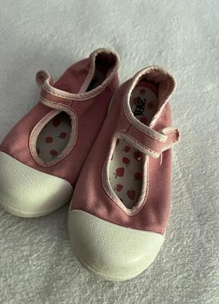 Zara тапочки в садик с закрытым носком