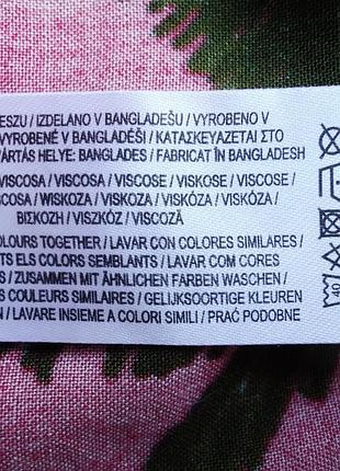 Рубашка  гавайская primark regular fit viscose гавайка (s) 8