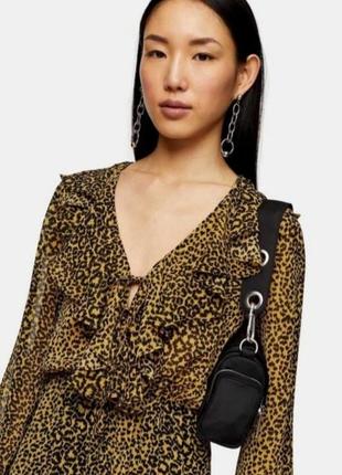 Стильное платье в леопринт от topshop🖤🤎