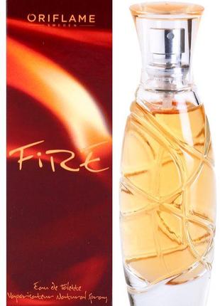 Туалетная вода fire oriflame для женщин раритет орифлейм