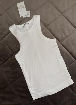 Zara нова біла майка