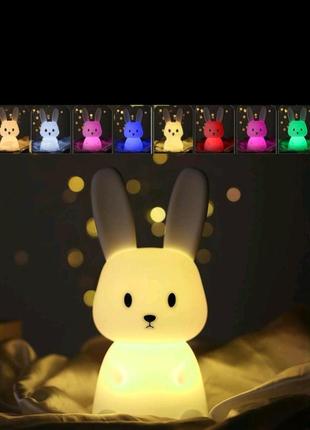 Светильник на аккумуляторе панда, зайчик