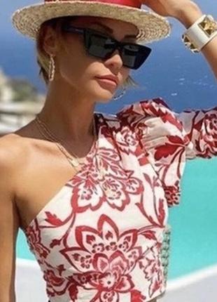 Хлопковий топ zara