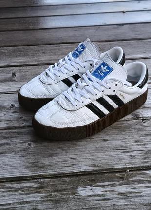 Adidas samba. adidas. кожаные кроссовки. кроссовки женские. кроссовки2 фото