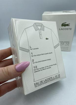 Lacoste eau de l.12.12 blanc 100 мл2 фото