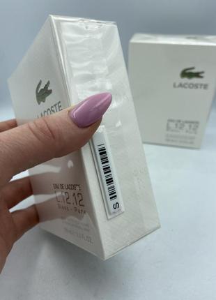 Lacoste eau de l.12.12 blanc 100 мл3 фото