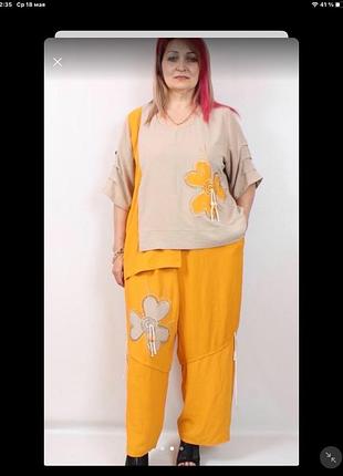 Шикарный костюм турции лён