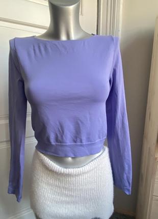 Лонгслив микрофибра m-l-xl лаванда julia