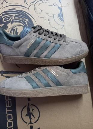 Мужские коричневые замшевые кроссовки адидас газель adidas gazelle brown