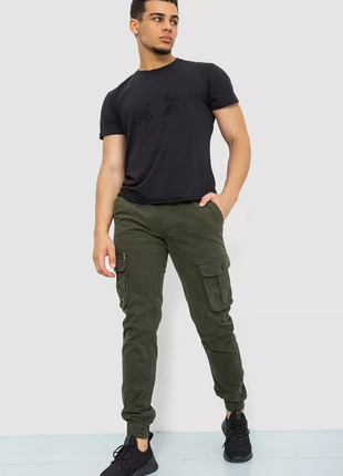 Штани карго чоловічі, колір хакі, 244r2073