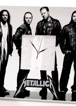 Часы "группа metallica. металлика" подарок для фанатов метал музыки, музыкантов, украшение в бар, клуб, студию